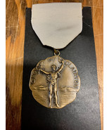 Men&#39;s freestyle swimming medal 1953 City of Clairton - $372.24 MXN