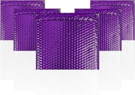 Amiff Pack of 250 Purple Bubble Mailers Pouches 6 x 6.25 Cushion Padded... - £103.33 GBP