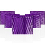Amiff Pack of 250 Purple Bubble Mailers Pouches 6 x 6.25 Cushion Padded... - £103.02 GBP