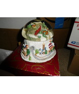 NOS SAN FRANCISCO MUSICBOX VILLAGE TRAIN MUSHROOM WATERGLOBE HOME FOR CH... - €17,42 EUR