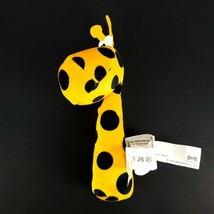 Ikea KLAPPA Rattle Yellow Blaclk Giraffe 6&quot; Rattle Toy New - £10.96 GBP