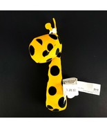 Ikea KLAPPA Rattle Yellow Blaclk Giraffe 6&quot; Rattle Toy New - £11.13 GBP
