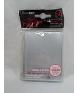 Pack Of (50) Ultra Pro Solid Clear Standard Size Trading Card Sleeves - $6.92
