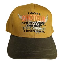 NWT Vintage Shotgun for a Wife Funny Baseball Hat Ball Cap Redneck Hunte... - £19.15 GBP