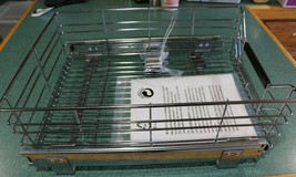 Seville Classics SHE16228B Chrome Cabinet Pullout Sliding Drawer Organizer 22273 - £32.34 GBP