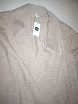 NWT New Womens Gap Sweater Extra Soft Merino Extra Fine Wool S Khaki Beige Tan - £61.52 GBP