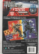 Transformers 3 Dark of the Moon Party Game Birthday Supplies 1 Per Packa... - $147.62 MXN