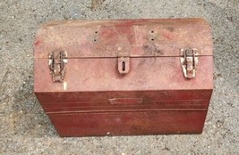 Vintage Craftsman Tombstone Tool Box Dome Top Fold Out Drawers As Is TLC - £31.44 GBP