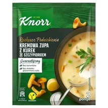 KNORR Creamy Chanterelles mushroom soup with chives - from Poland FREE SHIPPING - £4.62 GBP