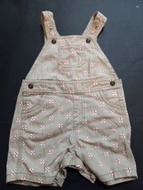 Small Wonders Boys Baseball Bib Overalls Shorts Size 3-6 Months - £6.27 GBP