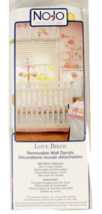 Love Birds Nursery Decals Pink Owls by NoJo Removeable New - $12.01
