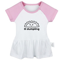 Little Dumpling Wonton Dimsum Bao Funny Dresses Newborn Baby Princess Sk... - £9.21 GBP