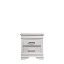 Modern Brooklyn Nightstand made with Wood in White - £187.97 GBP