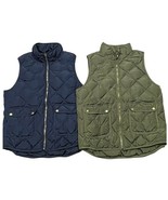 Lot of 2 Woolrich Vest Womens Size L 70% Duck Down Quilted Puffer Full Zip - $44.20 CAD