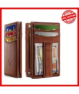 Lightweight Minimalist Wallet with RFID Blocking - Magnetic Closure Style - $49.10 CAD