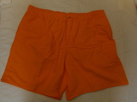 Men&#39;s St. John&#39;s Bay Swim Trunk Shorts Bright Marigold  Size XX-Large NEW - £15.46 GBP