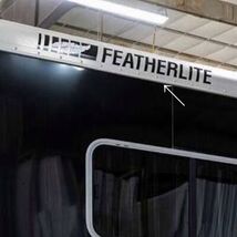 OEM Featherlite  TRAILER Vinyl Graphic Decals 2PC Set New Oracle Univers... - $39.55