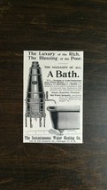 Vintage 1899 The Instantaneous Water Heating Company Original Ad 721 - $6.64