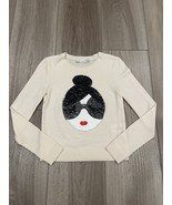 Alice + Olivia Stace Face Peekaboo Sequined Sweater Size XS - $148.49
