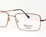 Memory Titan 8021 C5 Brillant Bronzant Lunettes Cerclées Cadre 54-18-140mm - $95.94