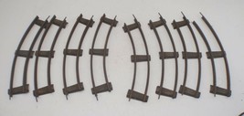 Lot Of 8 Pieces American Flyer Or Marx Track w Camber - $15.98