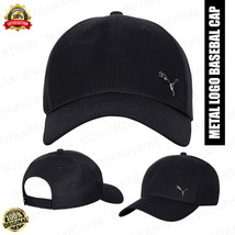 Puma Original Cap Metal Cat Logo Baseball Cap Sport Cap Golf Cap Unisex Black - £29.63 GBP