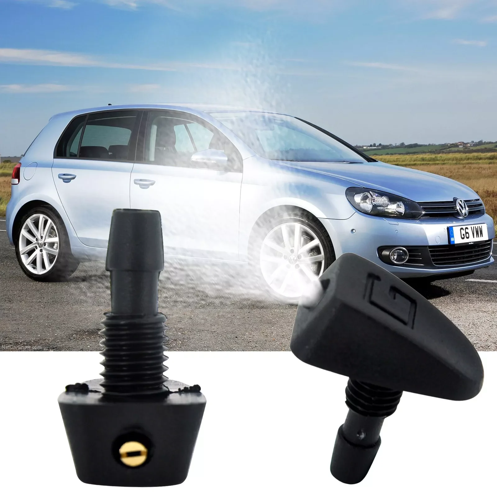 Car Universal Fan Spout Cover Washer Outlet Adjustment Friont Windshield... - $12.86