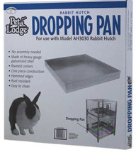 SHIP N 24H-Pet Lodge Steel Rabbit Hutch Dropping Pan 30&quot; x 36&quot; x 2.75&quot;-BRAND NEW - £46.42 GBP