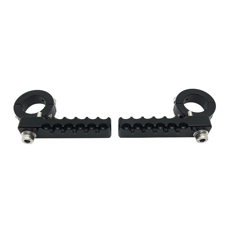 Motorcycle Highway Front Foot Pegs Folding Footrests Clamps 22-25mm   F800GS Adv - £330.05 GBP