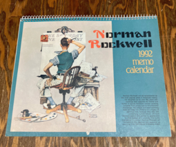 Norman Rockwell 1992 memo calendar paper ephemera movie photo prop - $19.75