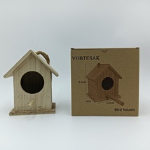 VOBTESAK Bird houses Natural wood bird houses for garden, courtyard, bal... - $285.40 MXN