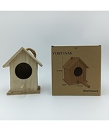 VOBTESAK Bird houses Natural wood bird houses for garden, courtyard, bal... - $285.40 MXN