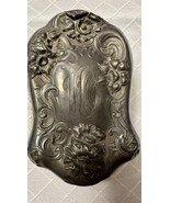 Flowers &amp; Scrolls Wallace Bros STERLING SILVER Antique Vanity Clothes/ha... - €58,42 EUR