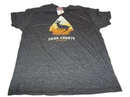 Door County Wisconsin NWT gray T-Shirt Size L - £10.27 GBP