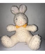 Vintage 15&quot; Sitting Caltoy Plush Bunny Yellow Polka Dotted Tie - €16,94 EUR