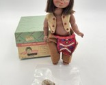 Madame Alexander Native American Indian Boy 7-1/2” Doll Vintage - $56.95