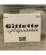 Gillette Slim Adjustable/Aristocrat Safety Razor Case With Blade Bank: U... - $25.00