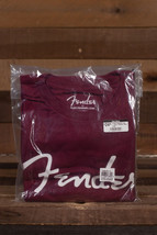 Fender Spaghetti Logo T-Shirt, Oxblood, Small - $24.99