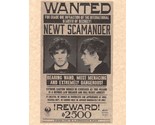 Harry Potter Daily Prophet Wanted Poster Newt Scamander Beasts Prop/Replica - £1.64 GBP