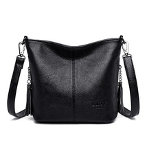 Women Leather Shoulder Bag Tote Bag Designer Women Bolsa Feminina Ladies Hand Cr - £39.56 GBP
