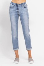 Judy Blue Mid Rise Boyfriend Jeans Bleach Wash - $26.73+