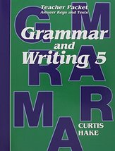 Saxon Grammar and Writing: Teacher Packet Grade 5 [Paperback] HMH - £7.79 GBP