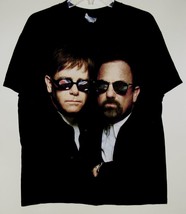 Billy Joel Elton John Concert Tour T Shirt Vintage 2003 Face To Face Siz... - £86.90 GBP