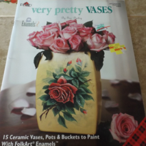 Very Pretty Vases by Sue Bailey, Ceramic, Tole, Decorative Painting Book - $2.50