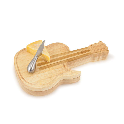 Guitar Shaped Cheese Board w/ Tools - $63.95