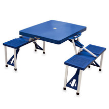 Folding Picnic Table w/ Seats - Royal Blue - £113.44 GBP