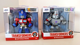 Metal Figs Die Cast Transformer Optimus Prime &amp; Megatron 2.5&quot; Figures - Fast Ship - £24.21 GBP