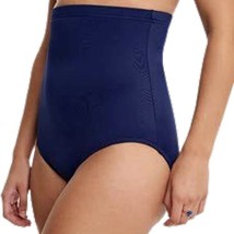 Dreamsuit By Miracle Brands Womens High Waist Navy Blue Swim Bottom Size 10 - $36.43