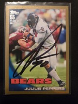 Julius Peppers Authentic Hand Signed Football Card Autograph Chicago Bears - $70.00