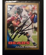 Julius Peppers Authentic Hand Signed Football Card Autograph Chicago Bears - $70.00